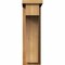 Ekena Millwork Huntington Rough Sawn Corbel w/Backplate, Western Red Cedar, 6"W x 12"D x 20"H COR06X12X20HUN01RWR - alternate 4